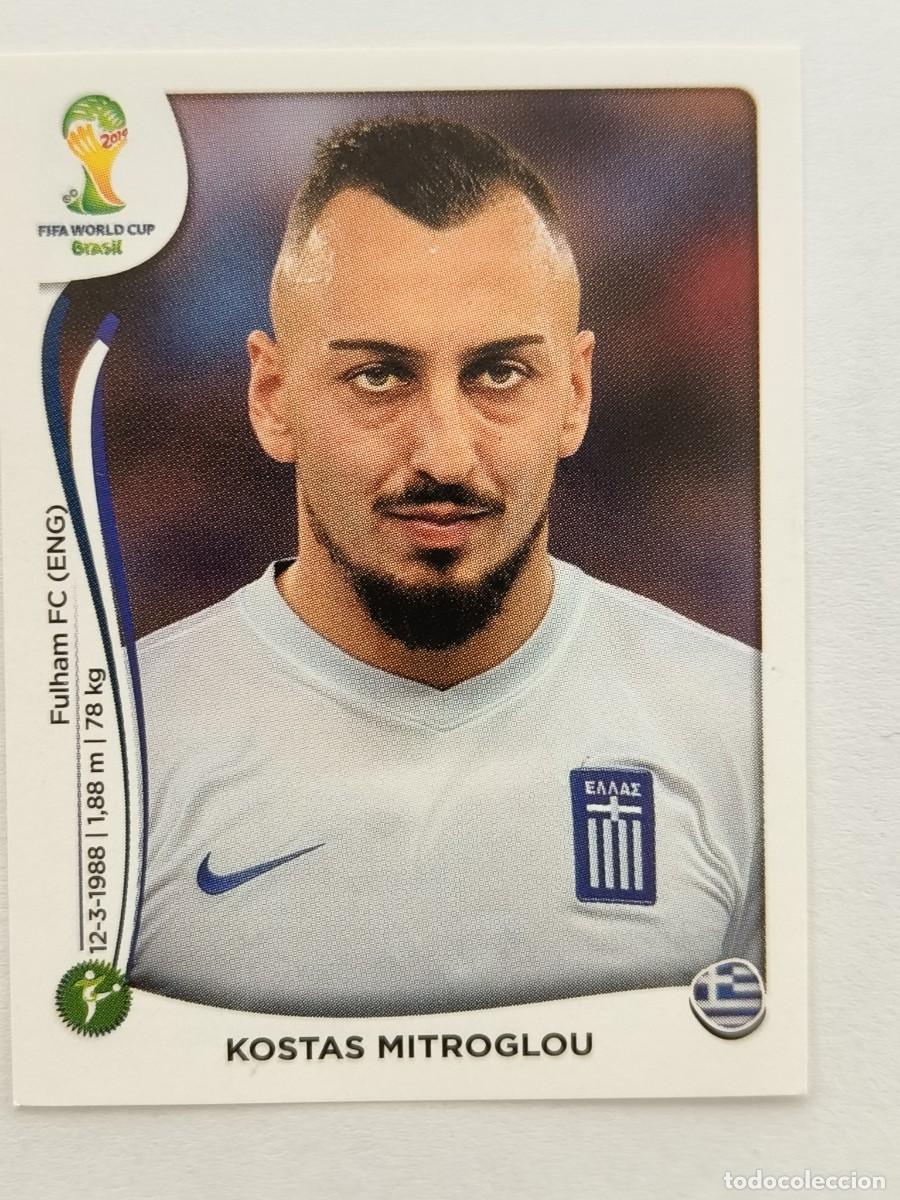 Cromos de f&uacute;tbol: #221 KOSTAS MITROGLOU (GRECIA) MUNDIAL BRASIL 2014 PANINI