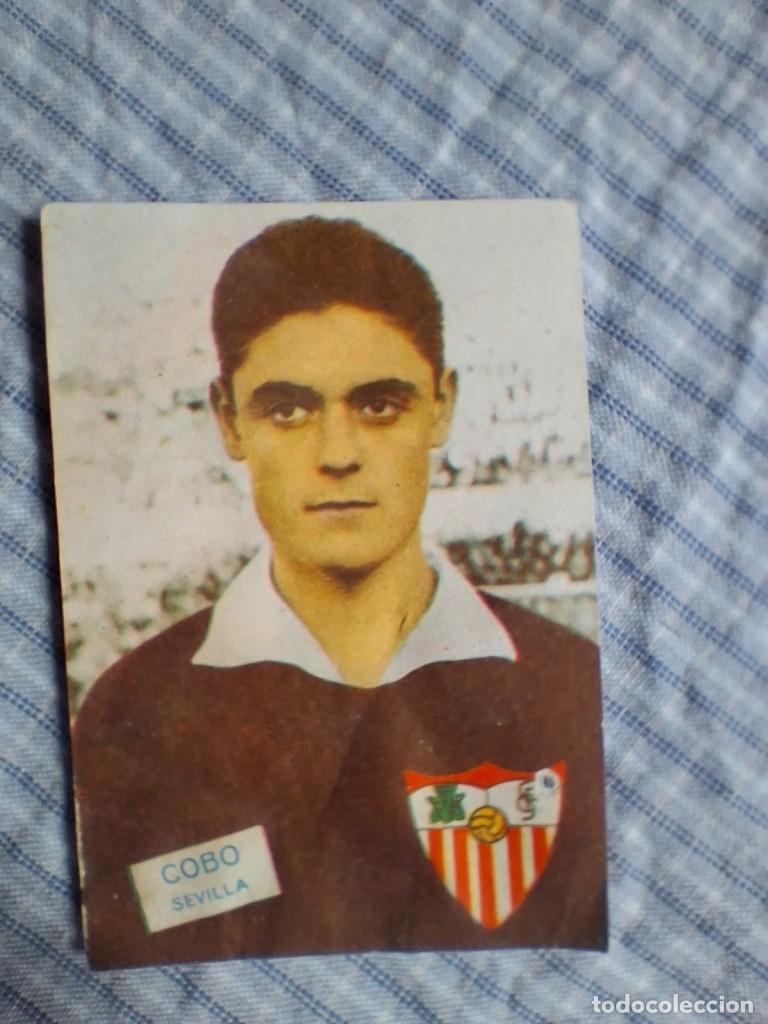 Cromos de f&uacute;tbol: Cromo Liga 1961 1962 Fher Disgra. Cobo. Sevilla. Sin pegar. Estado ver imagen.