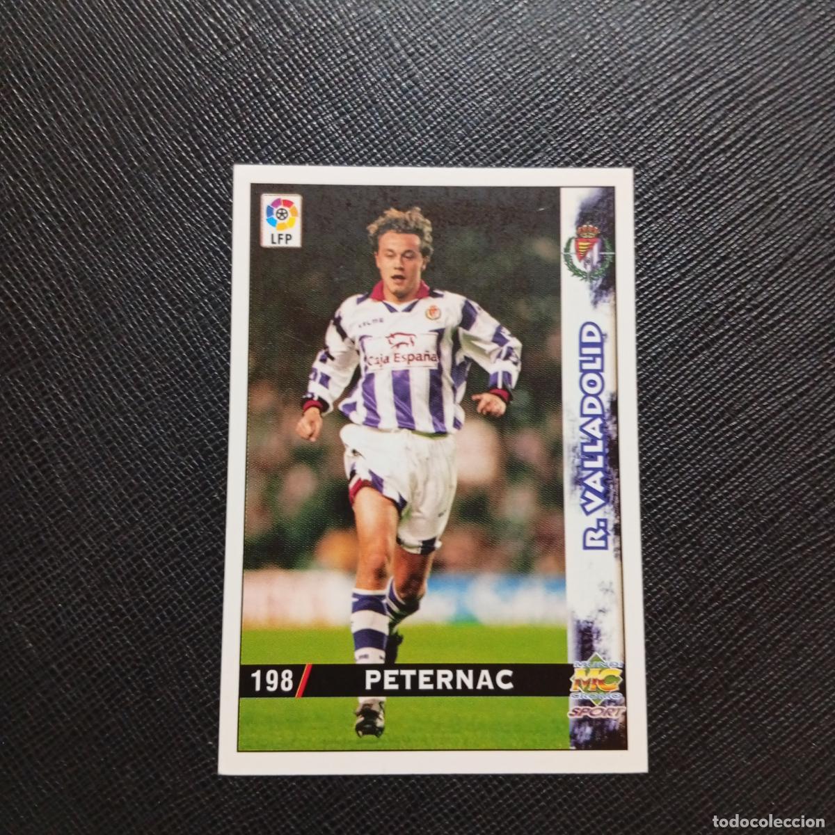 Cromos de f&uacute;tbol: 198 PETERNAC VALLADOLID MUNDICROMO 1998 1999 CROMO FUTBOL LIGA 98 99 - A218 PG25