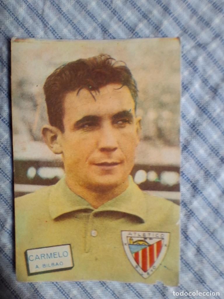 Football Stickers: Cromo Liga 1961 1962 Fher Disgra. Carmelo. At. Bilbao. Sin pegar. Estado ver imagen