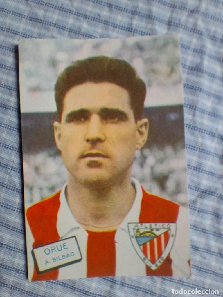 Fu&szlig;ball-Sticker: Cromo Liga 1961 1962 Fher Disgra. Orue. At. Bilbao. Sin pegar. Estado ver imagen