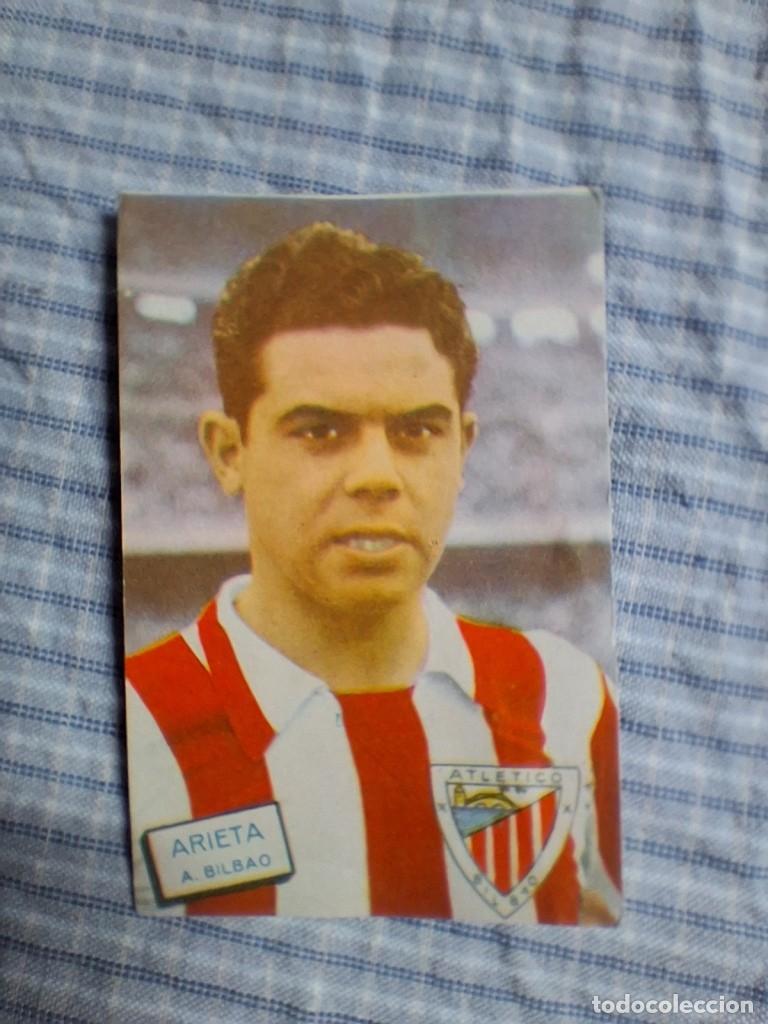 Fu&szlig;ball-Sticker: Cromo Liga 1961 1962 Fher Disgra. Arieta. At. Bilbao. Sin pegar. Estado ver imagen