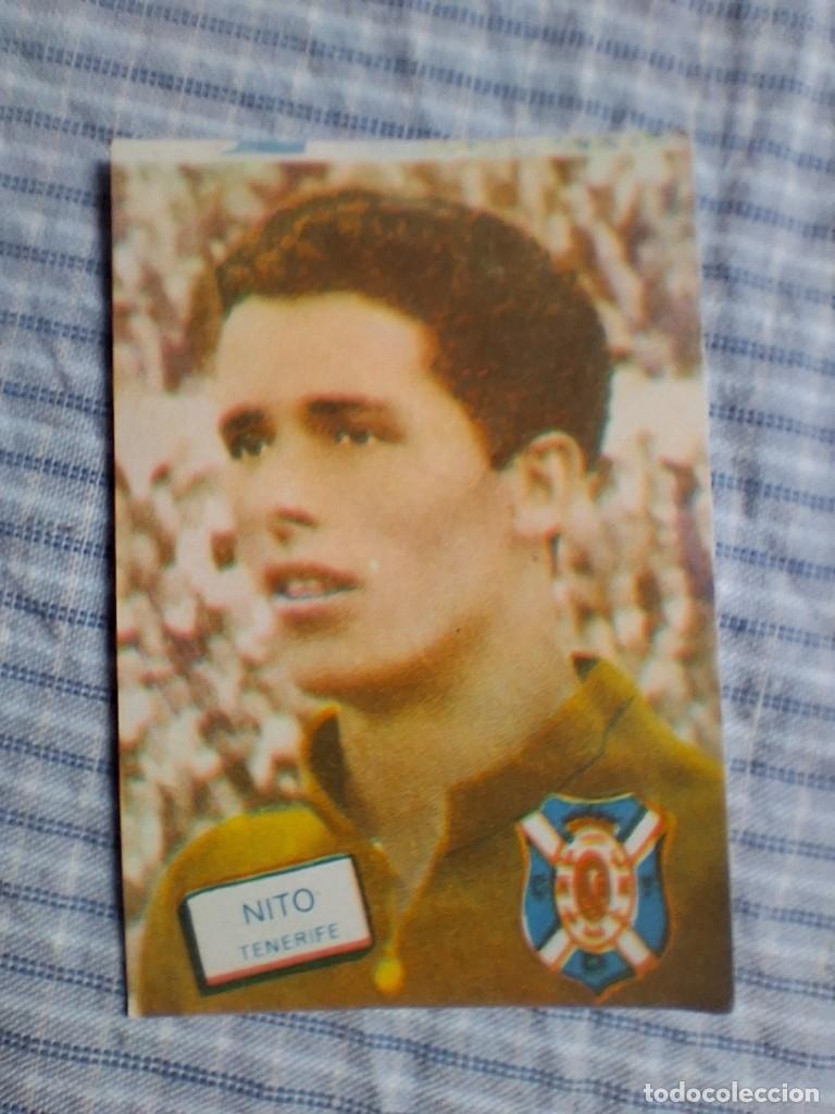 Fu&szlig;ball-Sticker: Cromo Liga 1961 1962 Fher Disgra. Nito. Tenerife. Sin pegar. Estado ver imagen