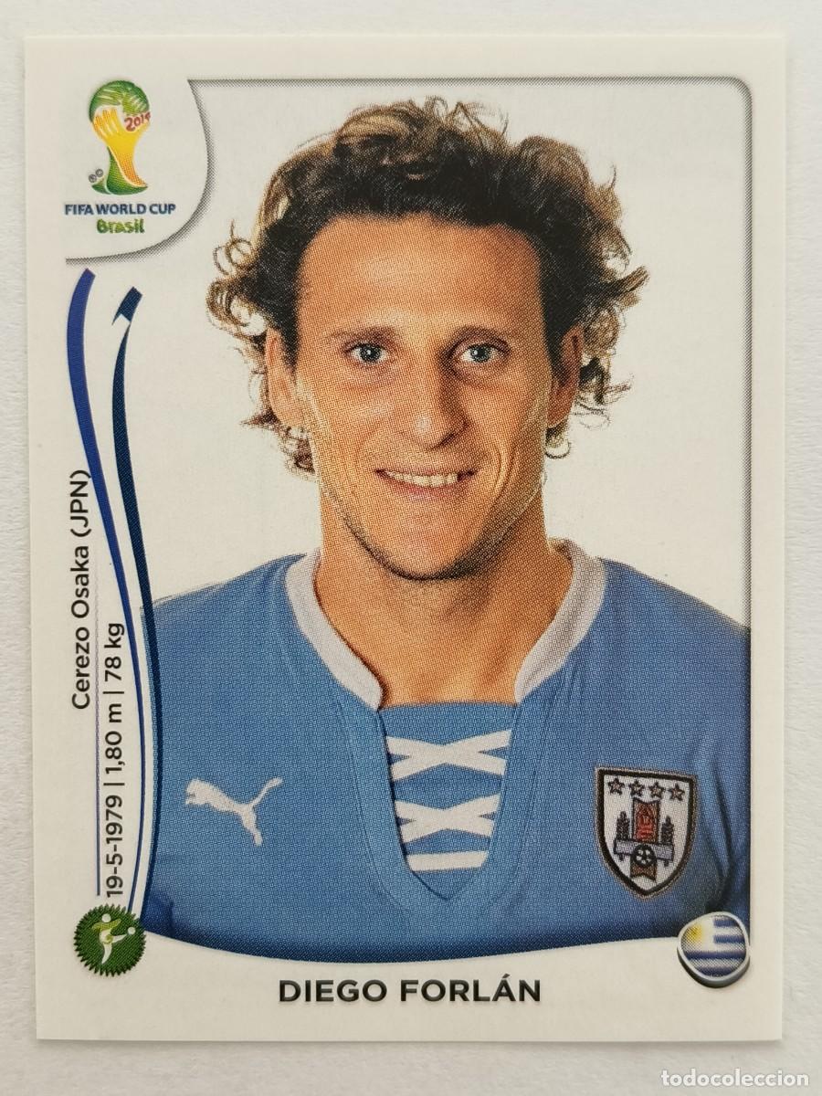 Fu&szlig;ball-Sticker: #276 DIEGO FORLAN (URUGUAY) MUNDIAL BRASIL 2014 PANINI
