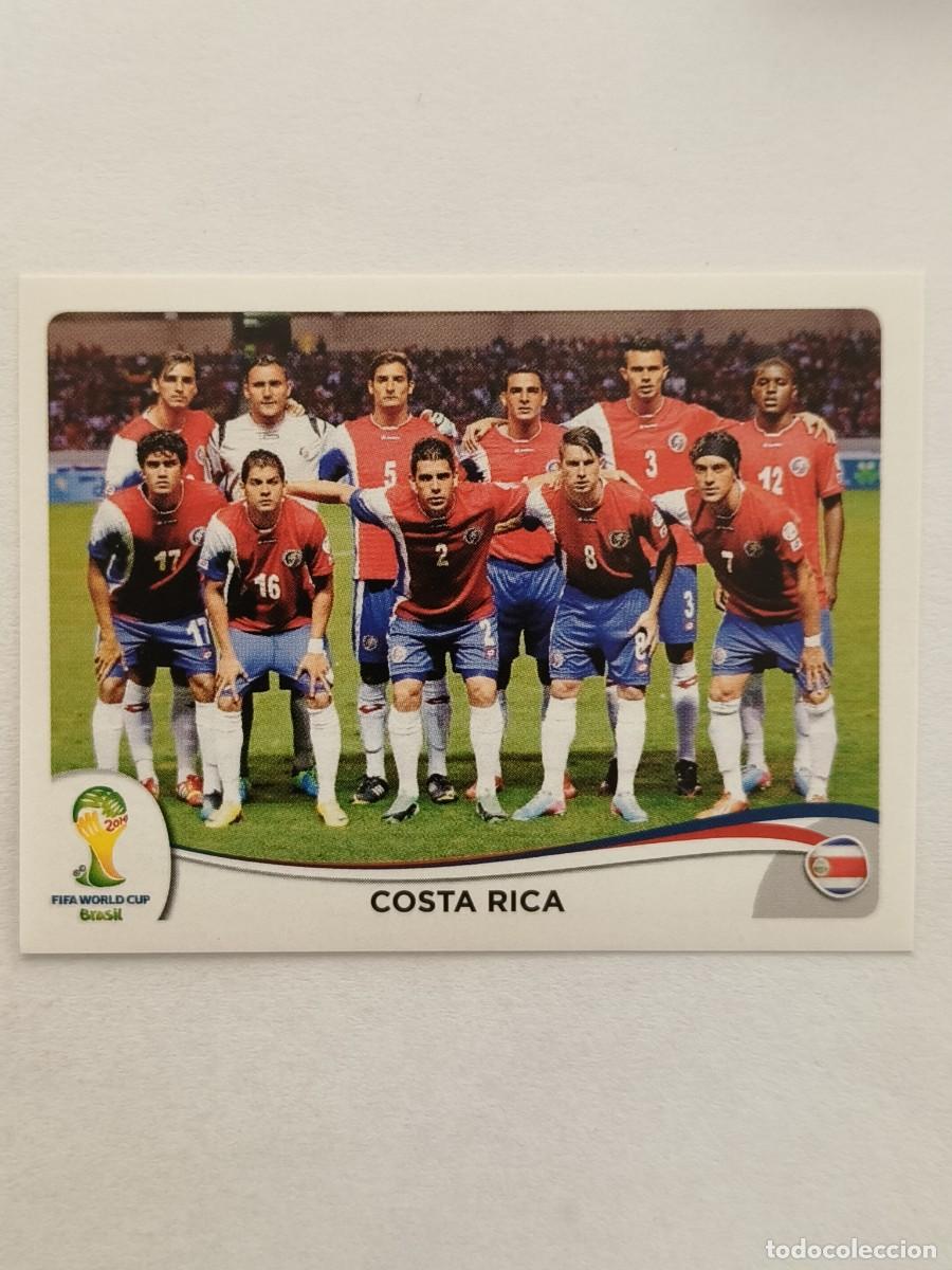 Cromos de f&uacute;tbol: #280 ALINEACION (COSTA RICA) MUNDIAL BRASIL 2014 PANINI