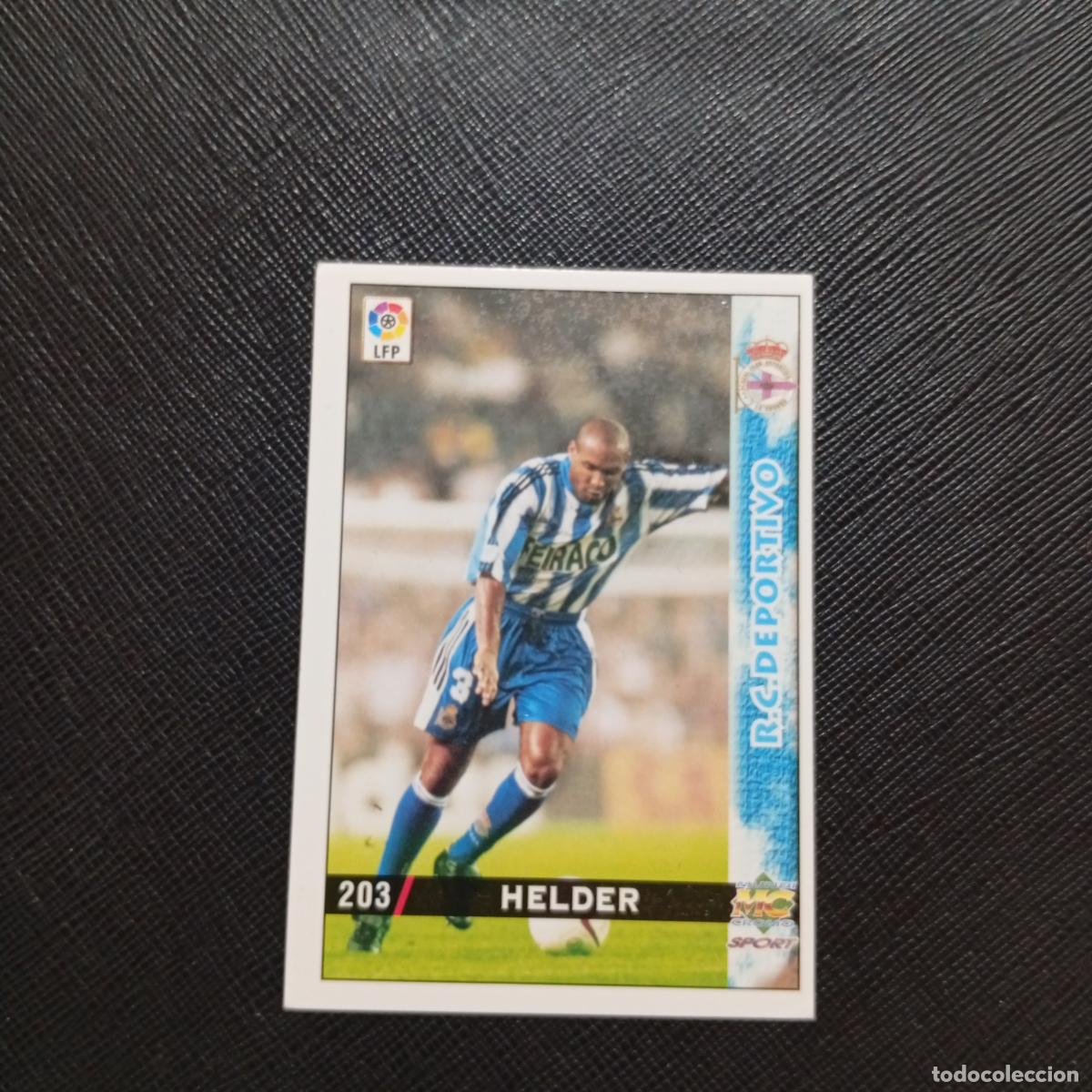 Cromos de f&uacute;tbol: 203 HELDER DEPORTIVO MUNDICROMO 1998 1999 CROMO FUTBOL LIGA 98 99 - A218 PG27