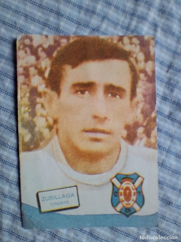 Cromos de f&uacute;tbol: Cromo Liga 1961 1962 Fher Disgra. Zubillaga. Tenerife. Sin pegar. Estado ver imagen.