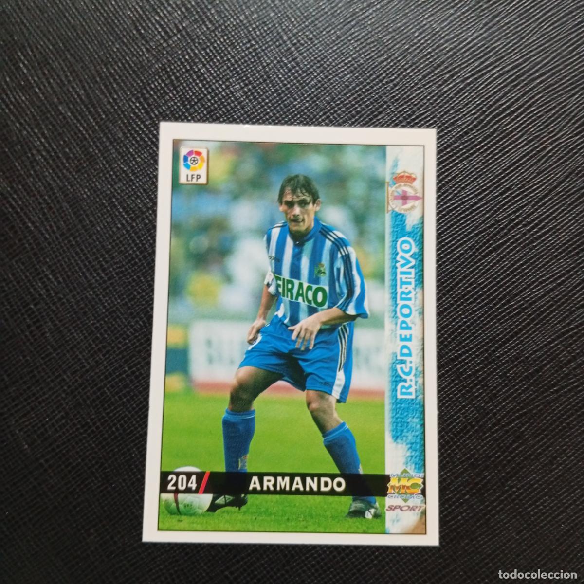 Cromos de f&uacute;tbol: 204 ARMANDO DEPORTIVO MUNDICROMO 1998 1999 CROMO FUTBOL LIGA 98 99 - A218 PG27