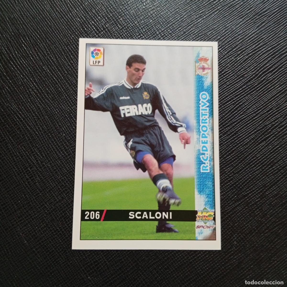 Cromos de f&uacute;tbol: 206 SCALONI DEPORTIVO MUNDICROMO 1998 1999 CROMO FUTBOL LIGA 98 99 - A218 PG27