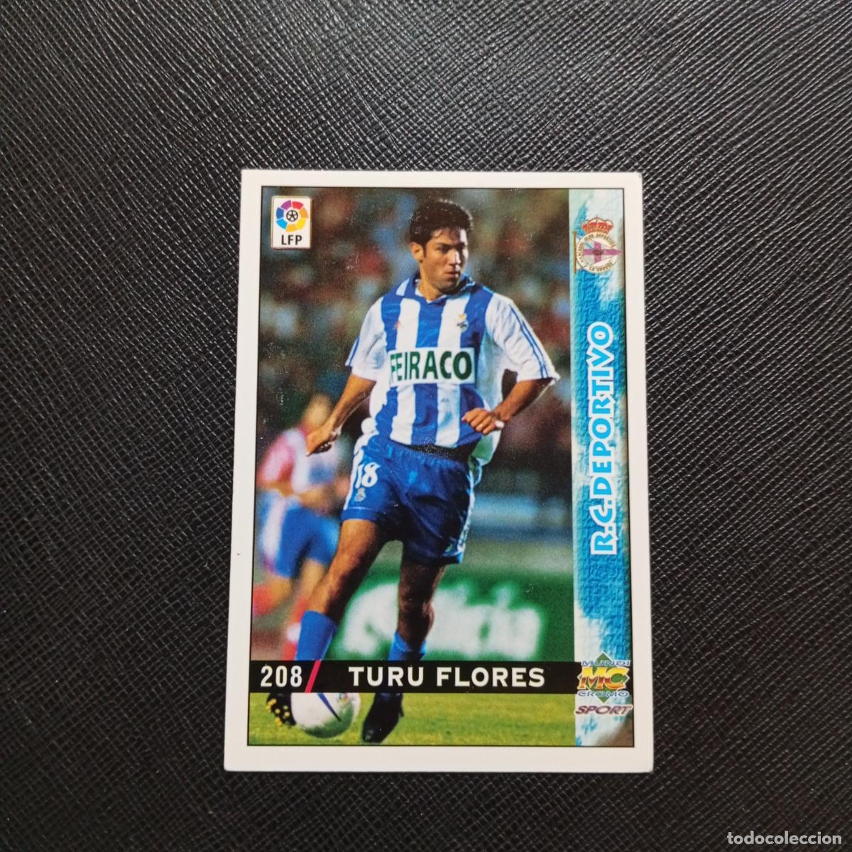 Cromos de f&uacute;tbol: 208 TURU FLORES DEPORTIVO MUNDICROMO 1998 1999 CROMO FUTBOL LIGA 98 99 - A218 PG27