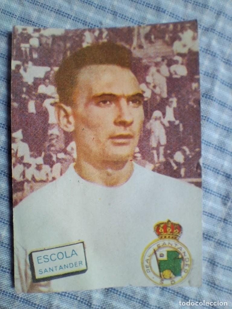Cromos de f&uacute;tbol: Cromo Liga 1961 1962 Fher Disgra. Escola. Santander. Sin pegar. Estado ver imagen