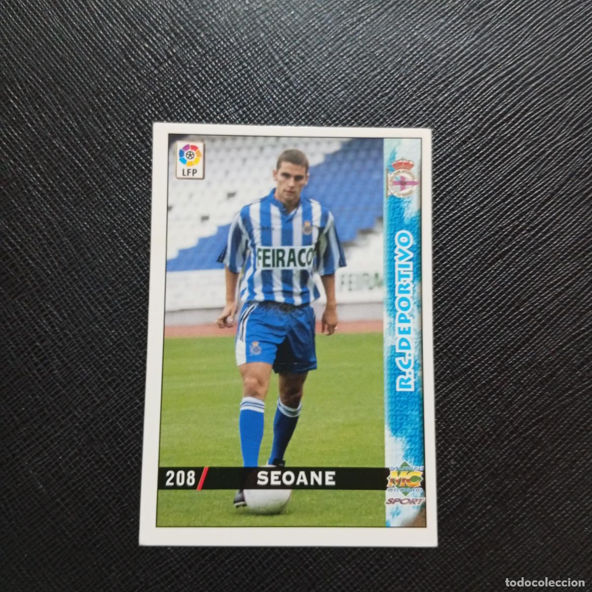 Cromos de f&uacute;tbol: 208 SEOANE DEPORTIVO MUNDICROMO 1998 1999 CROMO FUTBOL LIGA 98 99 - A218 PG27 BAJA
