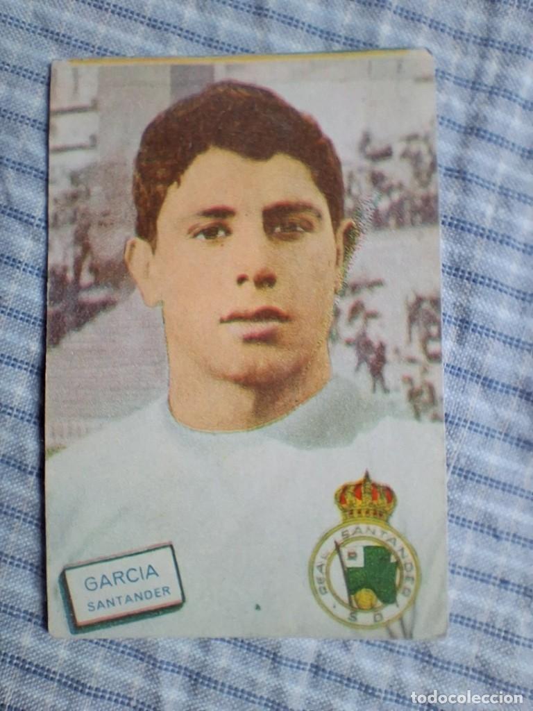 Cromos de f&uacute;tbol: Cromo Liga 1961 1962 Fher Disgra. Garc&iacute;a. Santander. Sin pegar. Estado ver imagen