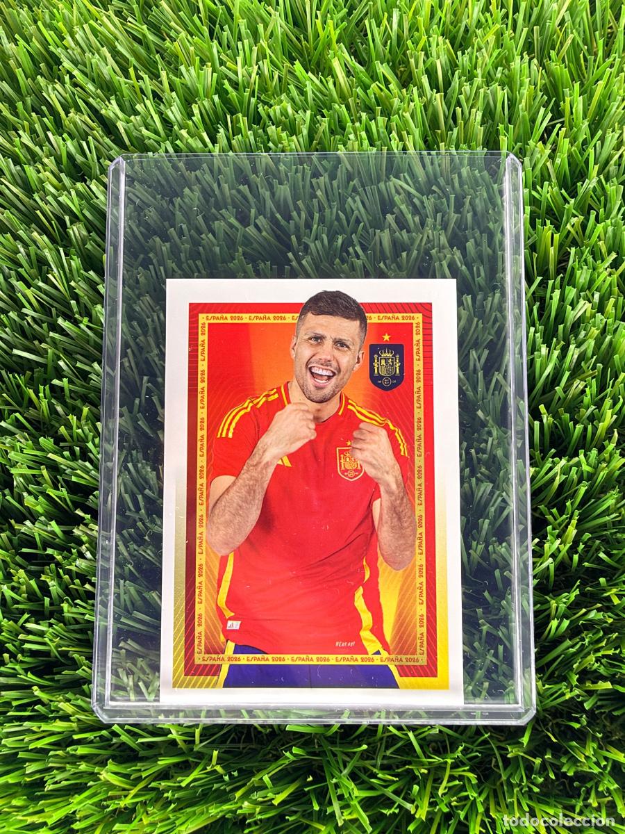 Cromos de f&uacute;tbol: N&ordm; 31 Rodrigo Carrefour Espa&ntilde;a 2026