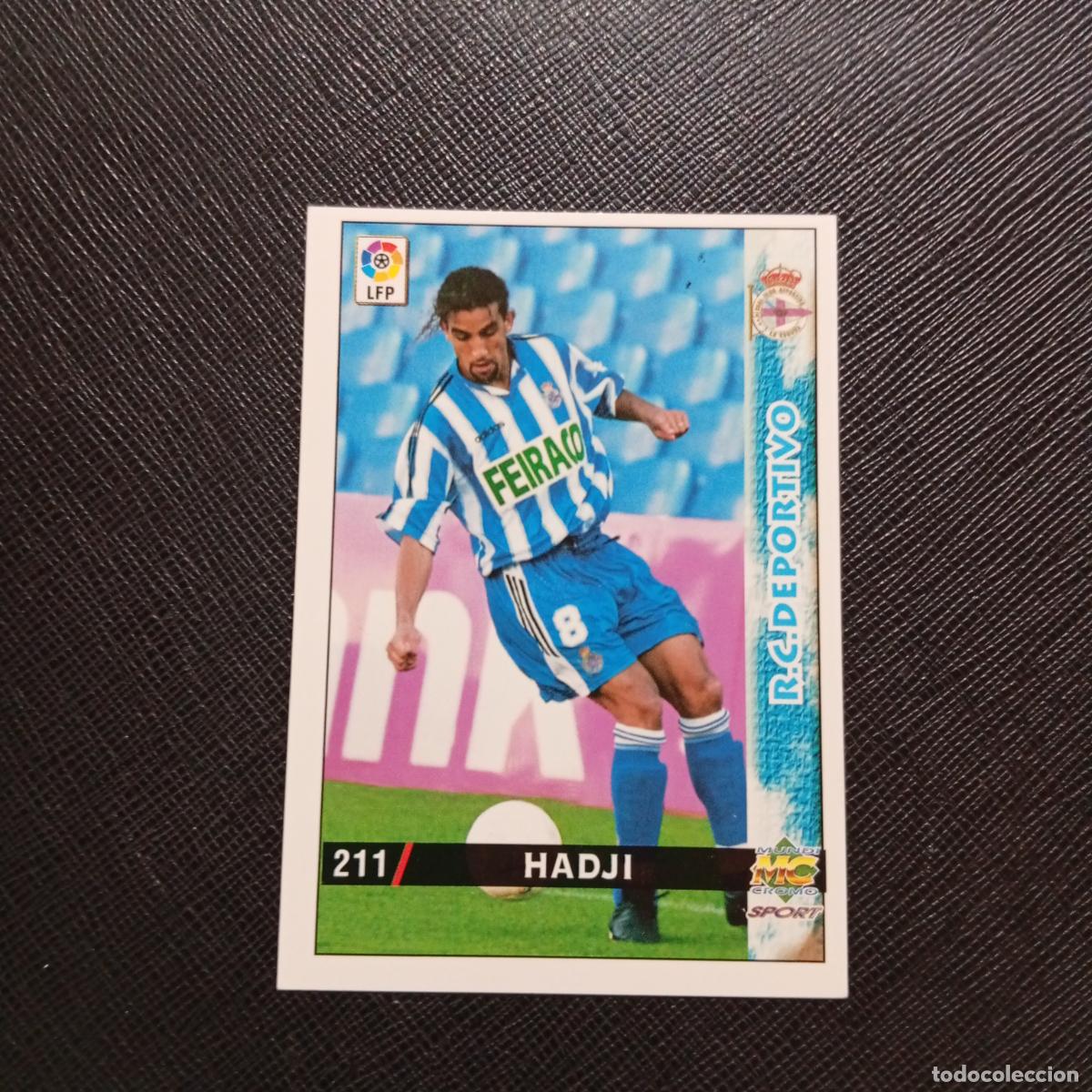 Cromos de f&uacute;tbol: 211 HADJI DEPORTIVO MUNDICROMO 1998 1999 CROMO FUTBOL LIGA 98 99 - A218 PG28