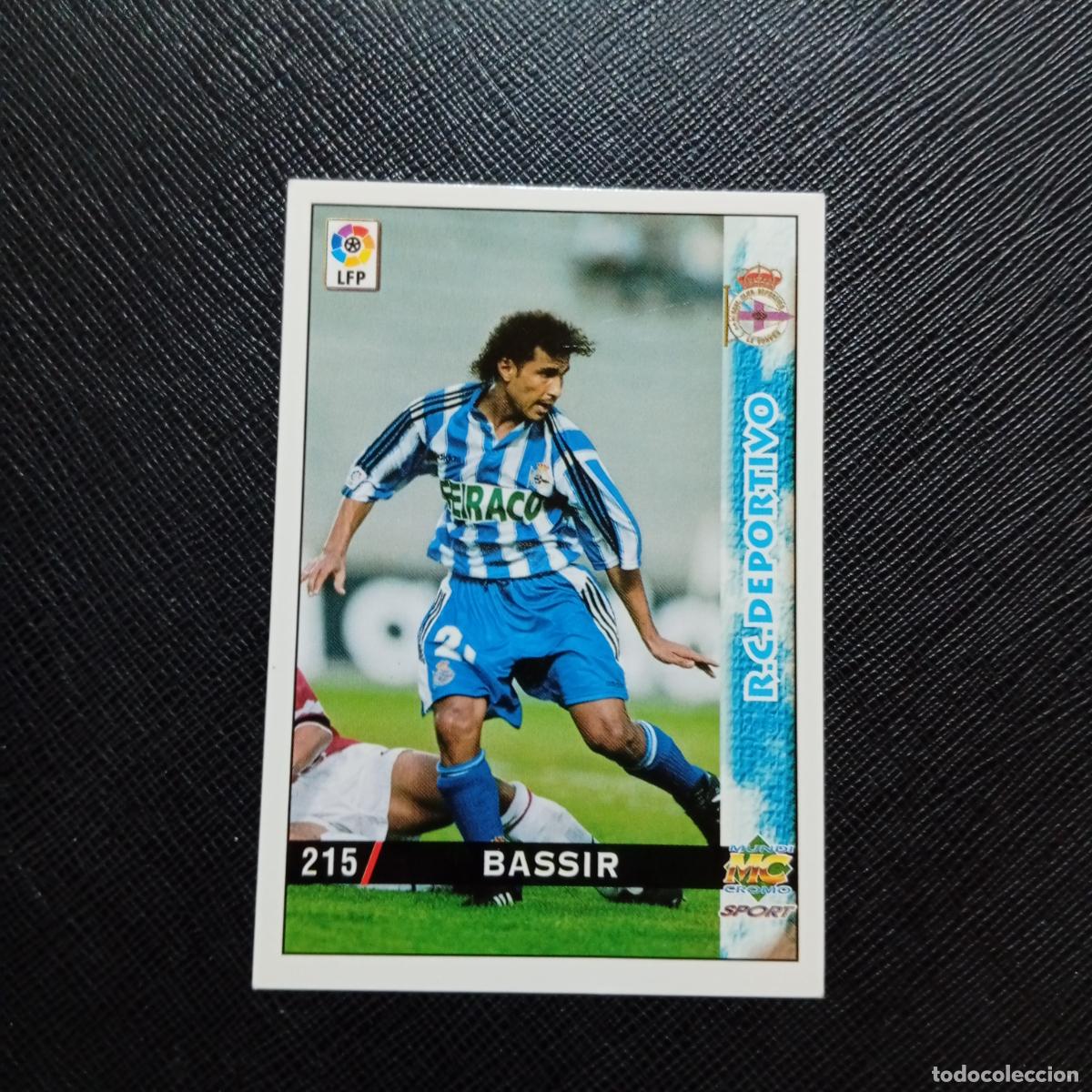 Cromos de f&uacute;tbol: 215 BASSIR DEPORTIVO MUNDICROMO 1998 1999 CROMO FUTBOL LIGA 98 99 - A218 PG28