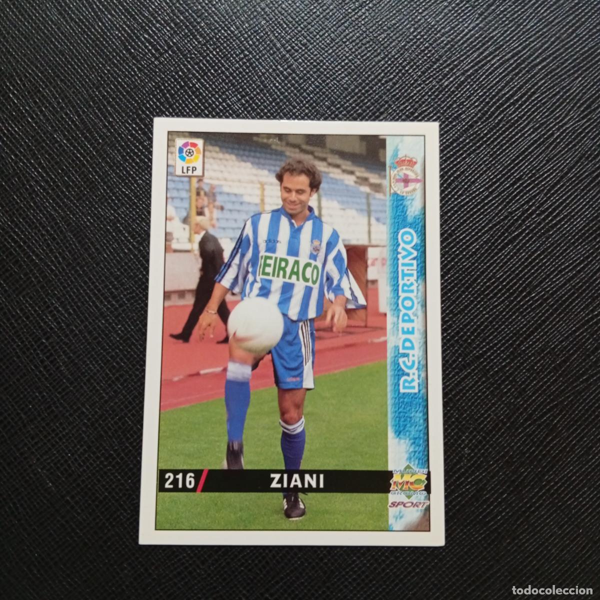 Cromos de f&uacute;tbol: 216 ZIANI DEPORTIVO MUNDICROMO 1998 1999 CROMO FUTBOL LIGA 98 99 - A218 PG28