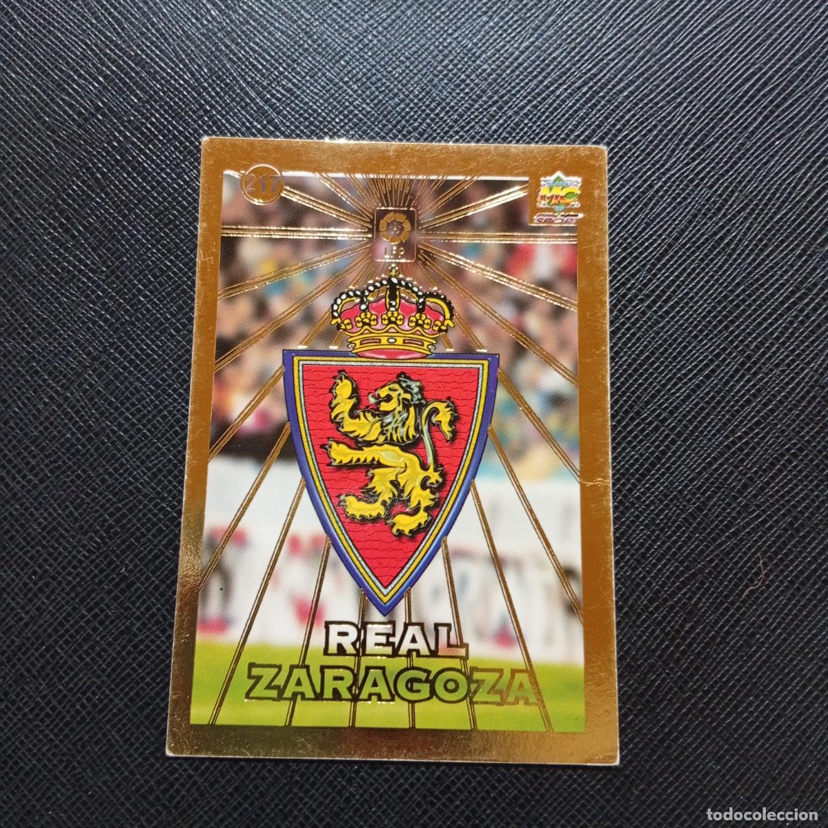 Cromos de f&uacute;tbol: 217 ESCUDO ZARAGOZA MUNDICROMO 1998 1999 CROMO FUTBOL LIGA 98 99 - A218 PG29