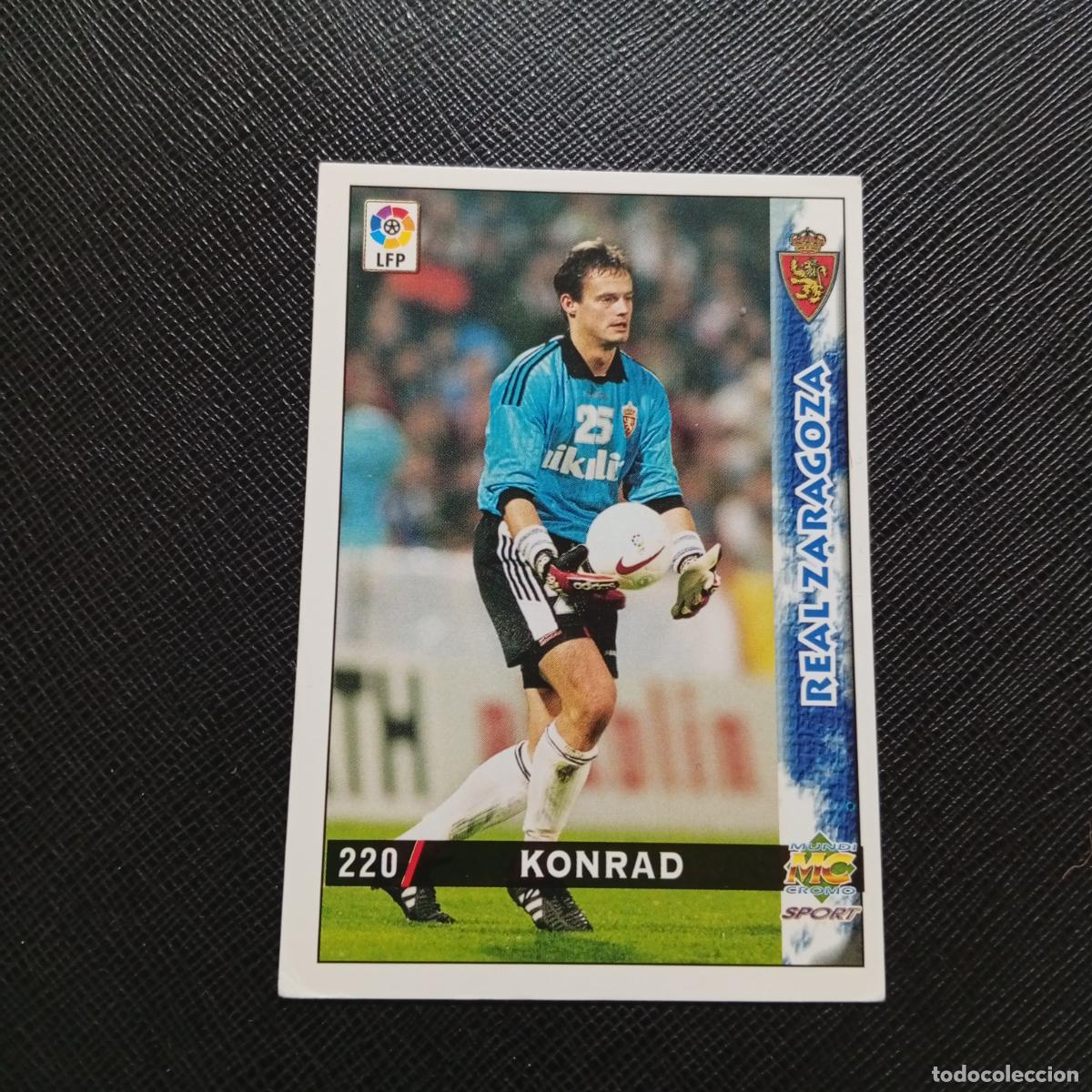 Cromos de f&uacute;tbol: 220 KONRAD ZARAGOZA MUNDICROMO 1998 1999 CROMO FUTBOL LIGA 98 99 - A218 PG29