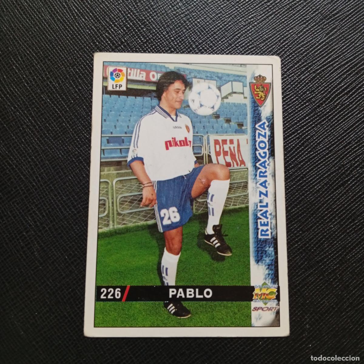 Cromos de f&uacute;tbol: 226 PABLO ZARAGOZA MUNDICROMO 1998 1999 CROMO FUTBOL LIGA 98 99 - A218 PG30