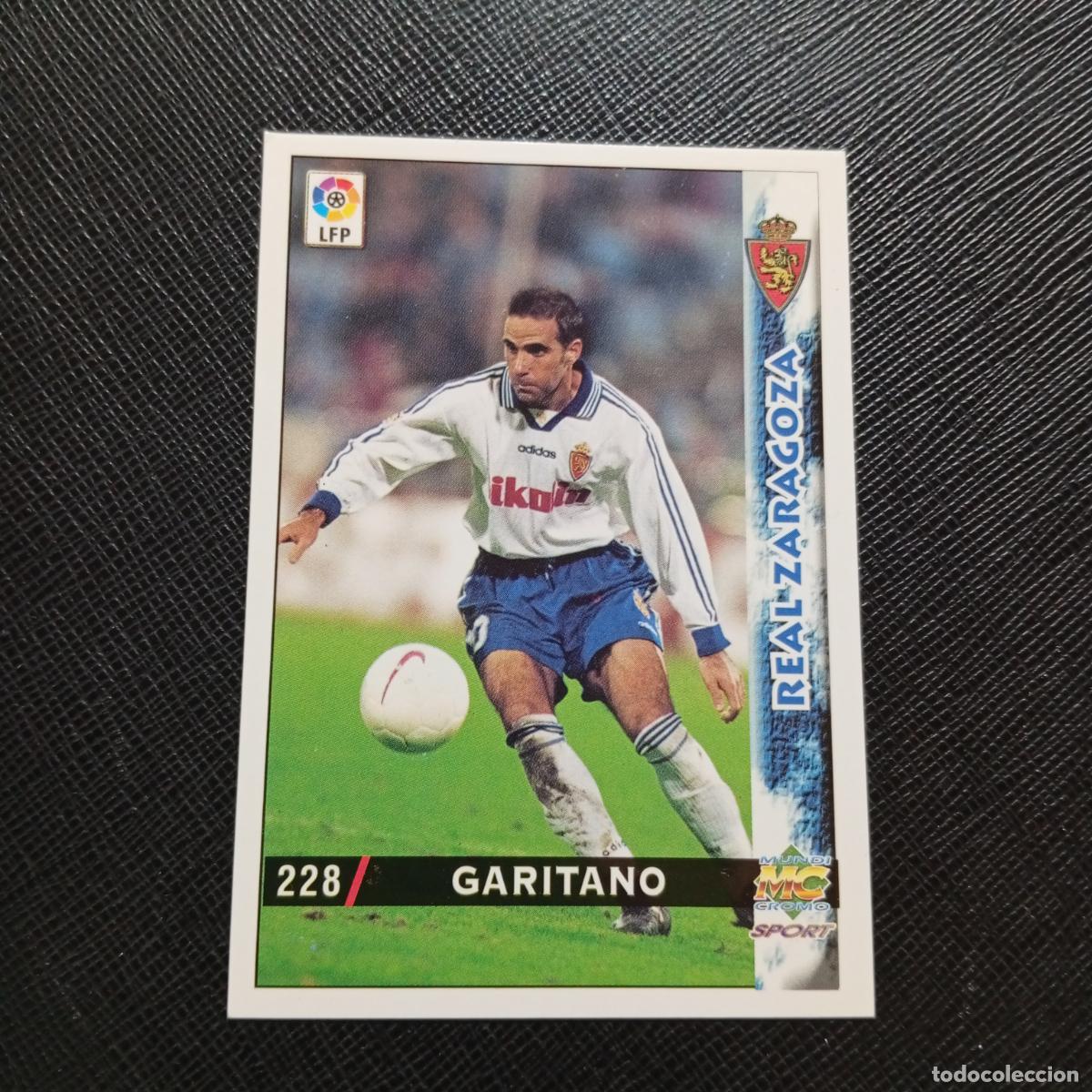 Cromos de f&uacute;tbol: 228 GARITANO ZARAGOZA MUNDICROMO 1998 1999 CROMO FUTBOL LIGA 98 99 - A218 PG30