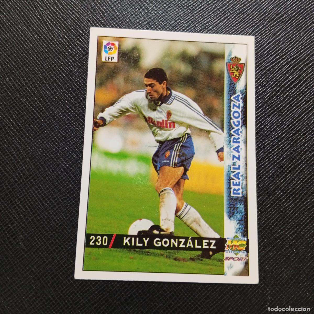 Cromos de f&uacute;tbol: 230 KILY GONZALEZ ZARAGOZA MUNDICROMO 1998 1999 CROMO FUTBOL LIGA 98 99 - A218 PG30