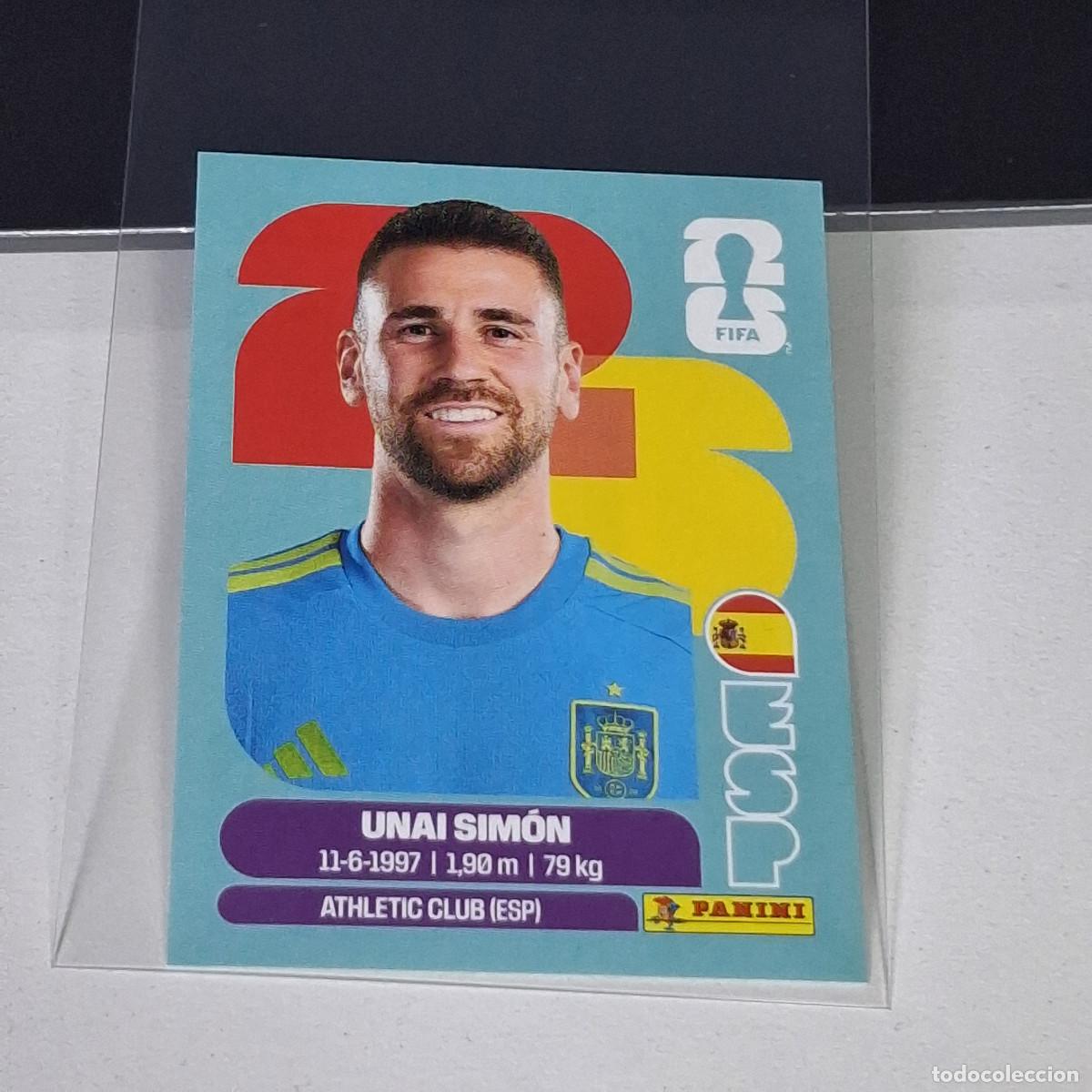 Cromos de f&uacute;tbol: B70 B39 ESP 2 ESP2 UNAI SIM&Oacute;N SPAIN ESPA&Ntilde;A MUNDIAL FIFA WORLD CUP 2026 STICKER PANINI