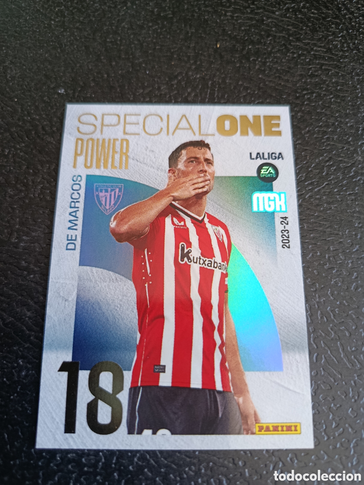 Cromos de f&uacute;tbol: P508 DE MARCOS - SPECIAL ONE POWER ATHLETIC CLUB MEGACRACKS 2023 2024 LA LIGA PANINI MGK 23 24