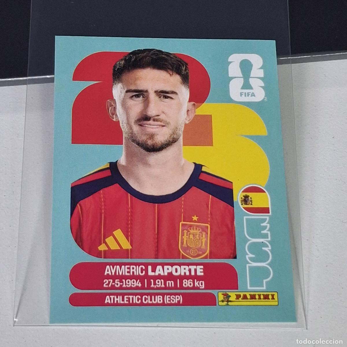 Cromos de f&uacute;tbol: B70 ESP4 ESP 4 AYMERIC LAPORTE ESPA&Ntilde;A SPAIN MUNDIAL FIFA WORLD CUP 2026 STICKER PANINI