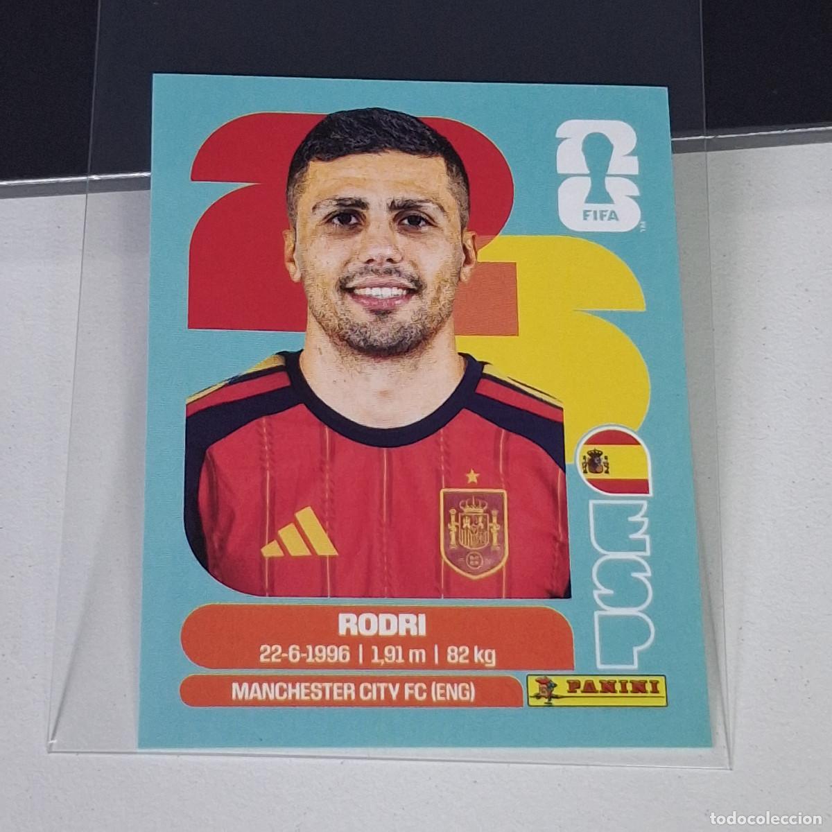 Cromos de f&uacute;tbol: B70 ESP 10 ESP10 RODRI ESPA&Ntilde;A SPAIN ESP MUNDIAL FIFA WORLD CUP 2026 STICKER PANINI