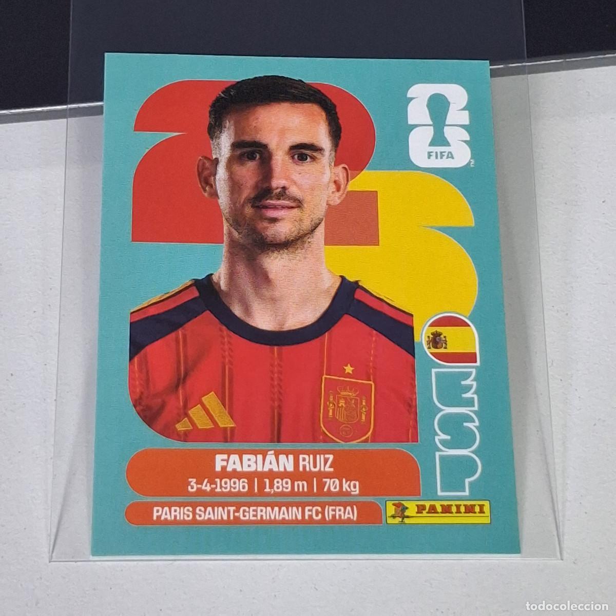 Cromos de f&uacute;tbol: B70 ESP12 FABI&Aacute;N RUIZ 12 ESPA&Ntilde;A SPAIN ESP MUNDIAL FIFA WORLD CUP 2026 STICKER PANINI