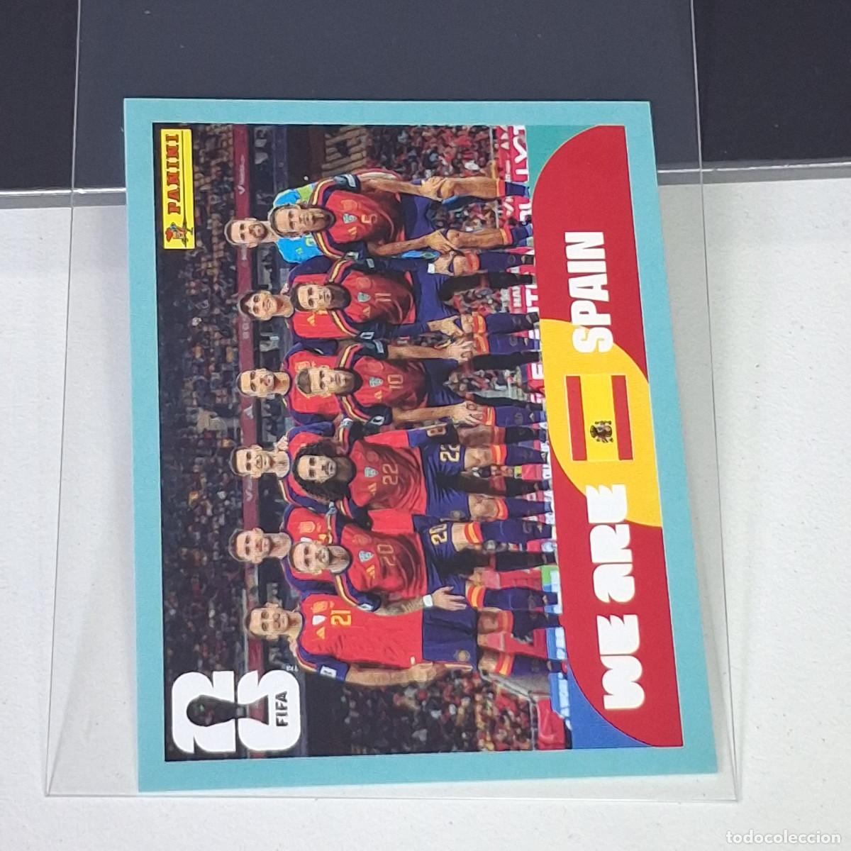 Cromos de f&uacute;tbol: B70 ESP13 TEAM PHOTO EQUIPO 13 ESPA&Ntilde;A ESP SPAIN MUNDIAL FIFA WORLD CUP 2026 STICKER PANINI