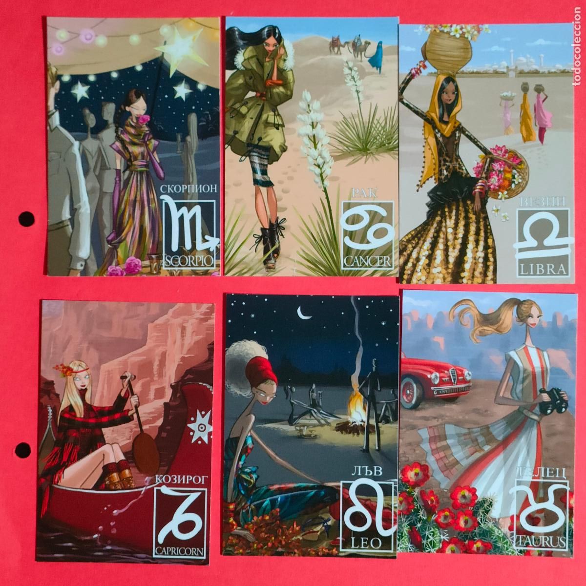 Cromos de f&uacute;tbol: CALENDARIOS BULGARIA - ZODIACO - A&Ntilde;O 2020
