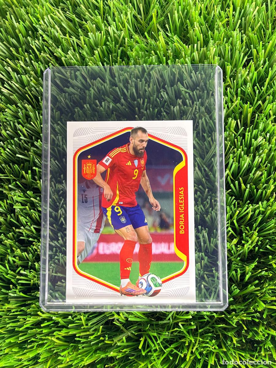 Cromos de f&uacute;tbol: N&ordm; 56 Borja Iglesias Carrefour Espa&ntilde;a 2026