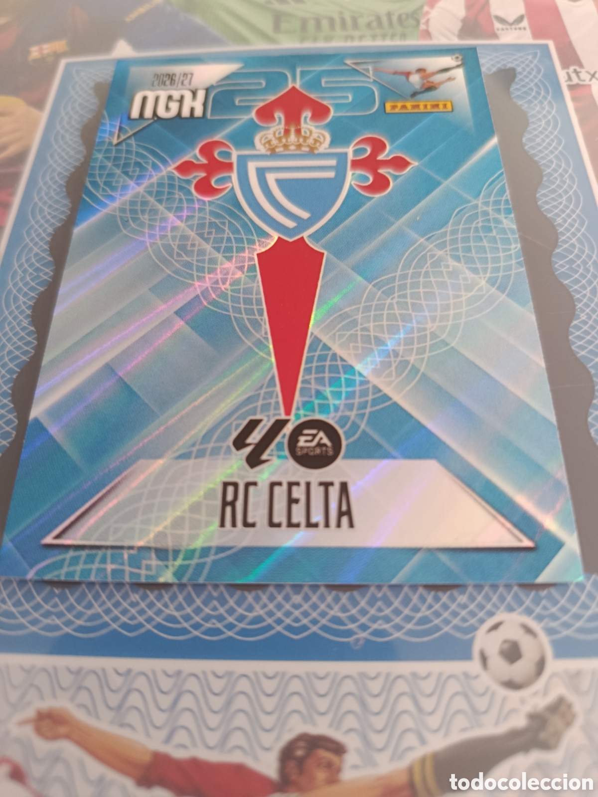 Cromos de f&uacute;tbol: MEGACRACKS 2026 2027 26 27 - PANINI - N&ordm; 109 ESCUDO CELTA DE VIGO