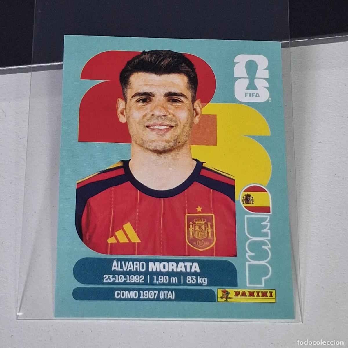 Cromos de f&uacute;tbol: B70 ESP19 &Aacute;LVARO MORATA 19 ESPA&Ntilde;A ESP SPAIN MUNDIAL FIFA WORLD CUP 2026 STICKER PANINI