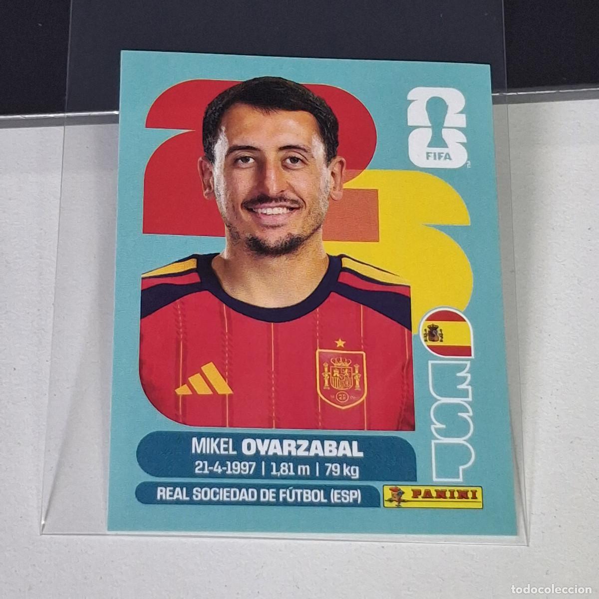 Cromos de f&uacute;tbol: B70 ESP 20 ESP20 MIKEL OYARZABAL ESPA&Ntilde;A SPAIN ESP MUNDIAL FIFA WORLD CUP 2026 STICKER PANINI