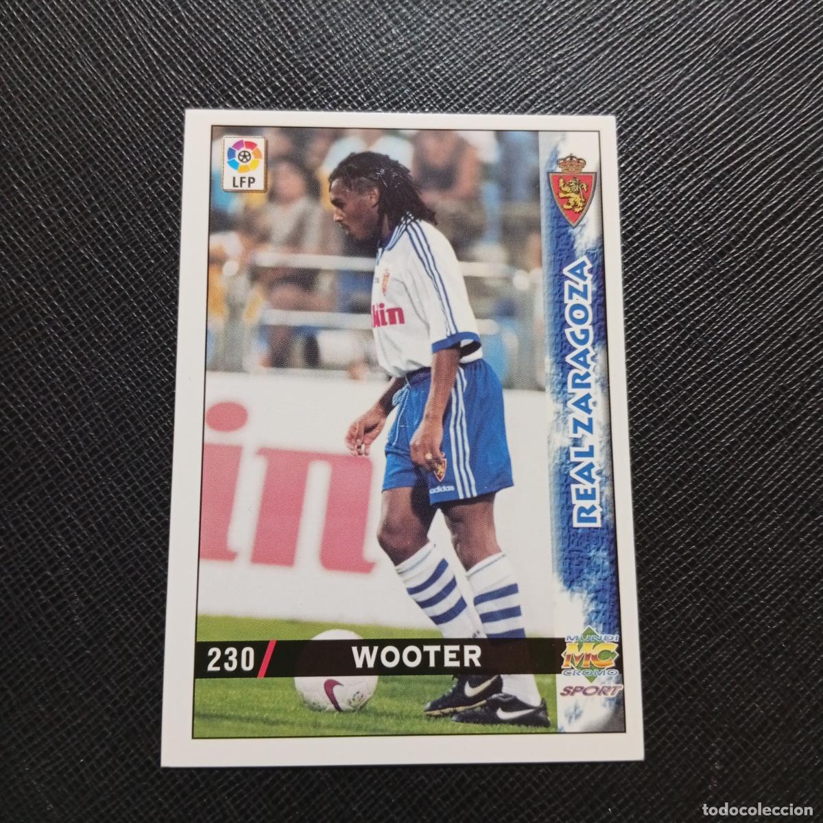 Cromos de f&uacute;tbol: 230 WOOTER ZARAGOZA MUNDICROMO 1998 1999 CROMO FUTBOL LIGA 98 99 - A218 PG31