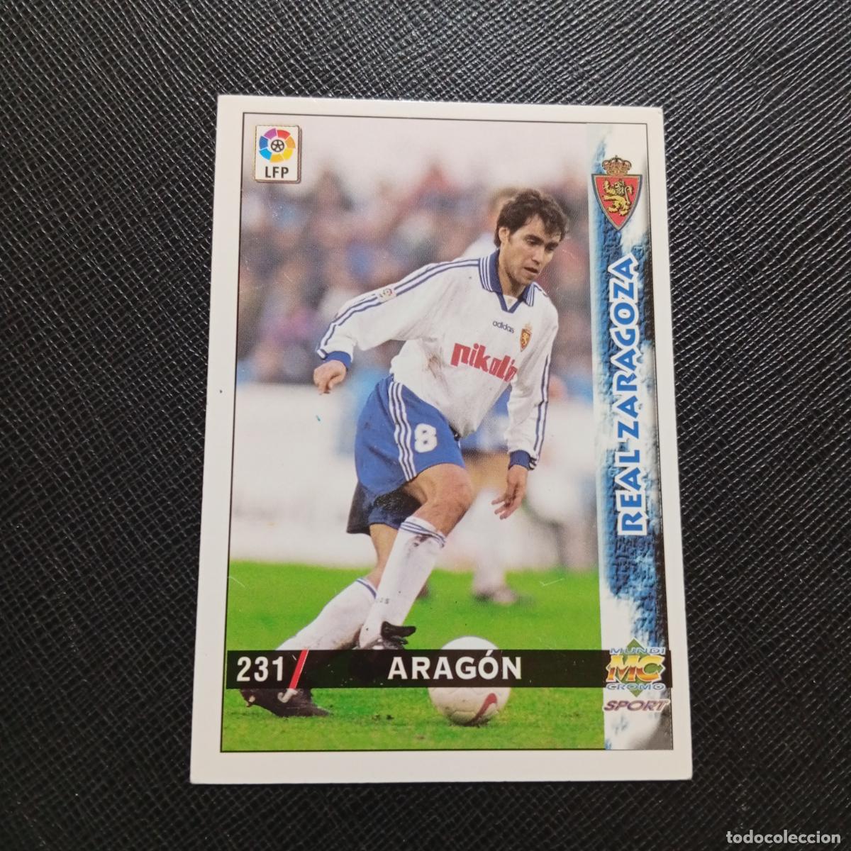 Cromos de Futebol: 231 ARAGON ZARAGOZA MUNDICROMO 1998 1999 CROMO FUTBOL LIGA 98 99 - A218 PG31
