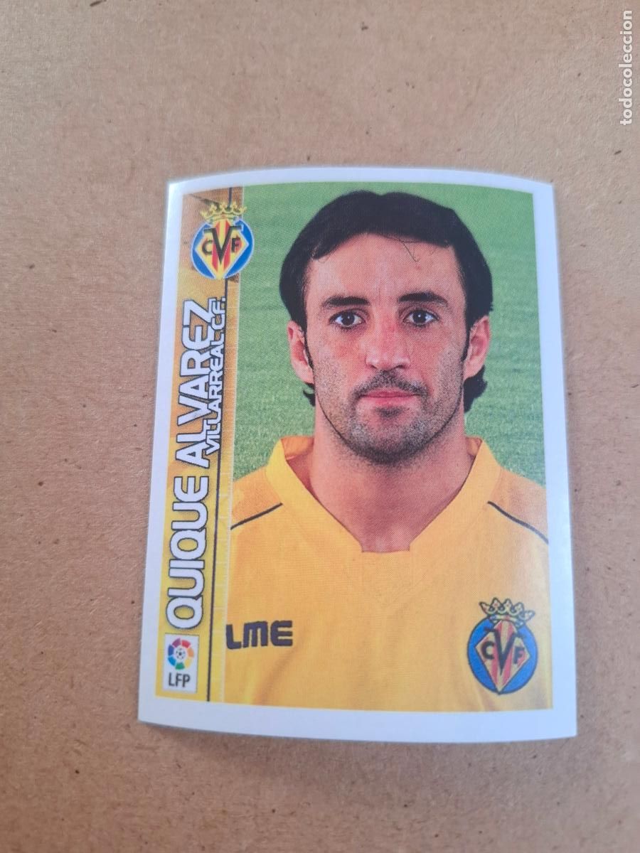 Cromos de Futebol: SUPERLIGA 2003 2004 03 04 - 410 QUIQUE &Aacute;LVAREZ - VILLARREAL CF ( NUNCA PEGADO )