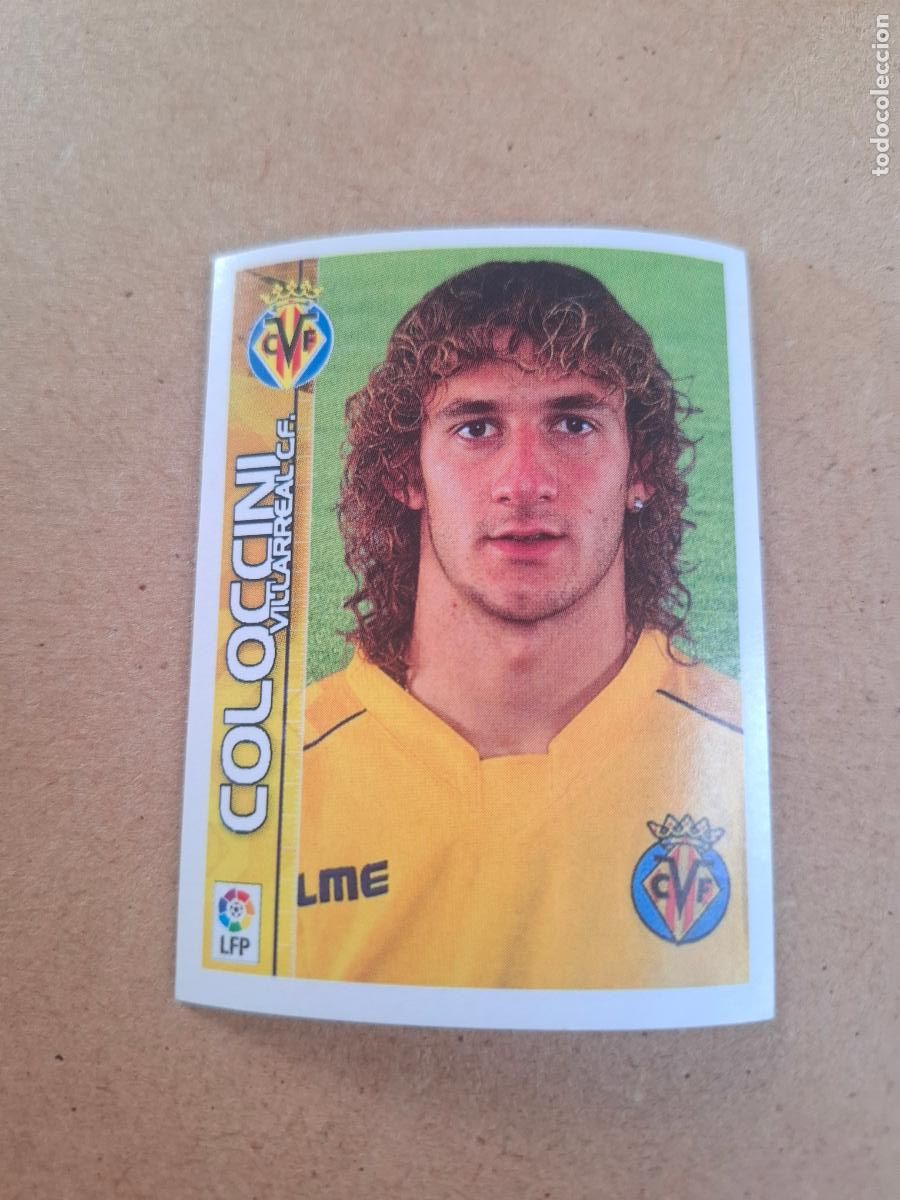 Fu&szlig;ball-Sticker: SUPERLIGA 2003 2004 03 04 - 411 COLOCCINI - VILLARREAL CF ( NUNCA PEGADO )