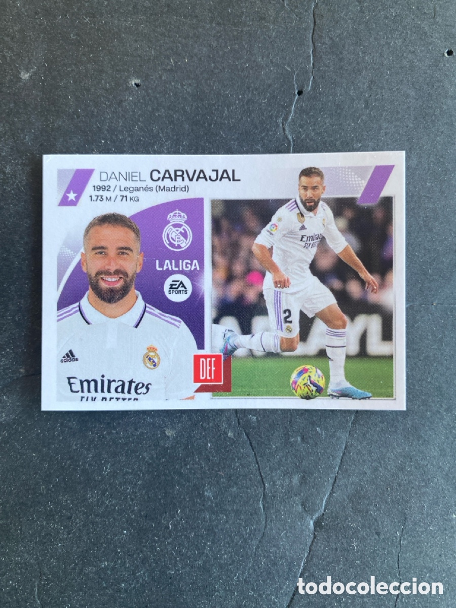 Cromos de f&uacute;tbol: Cromo liga 23/24 R Madrid N* 5