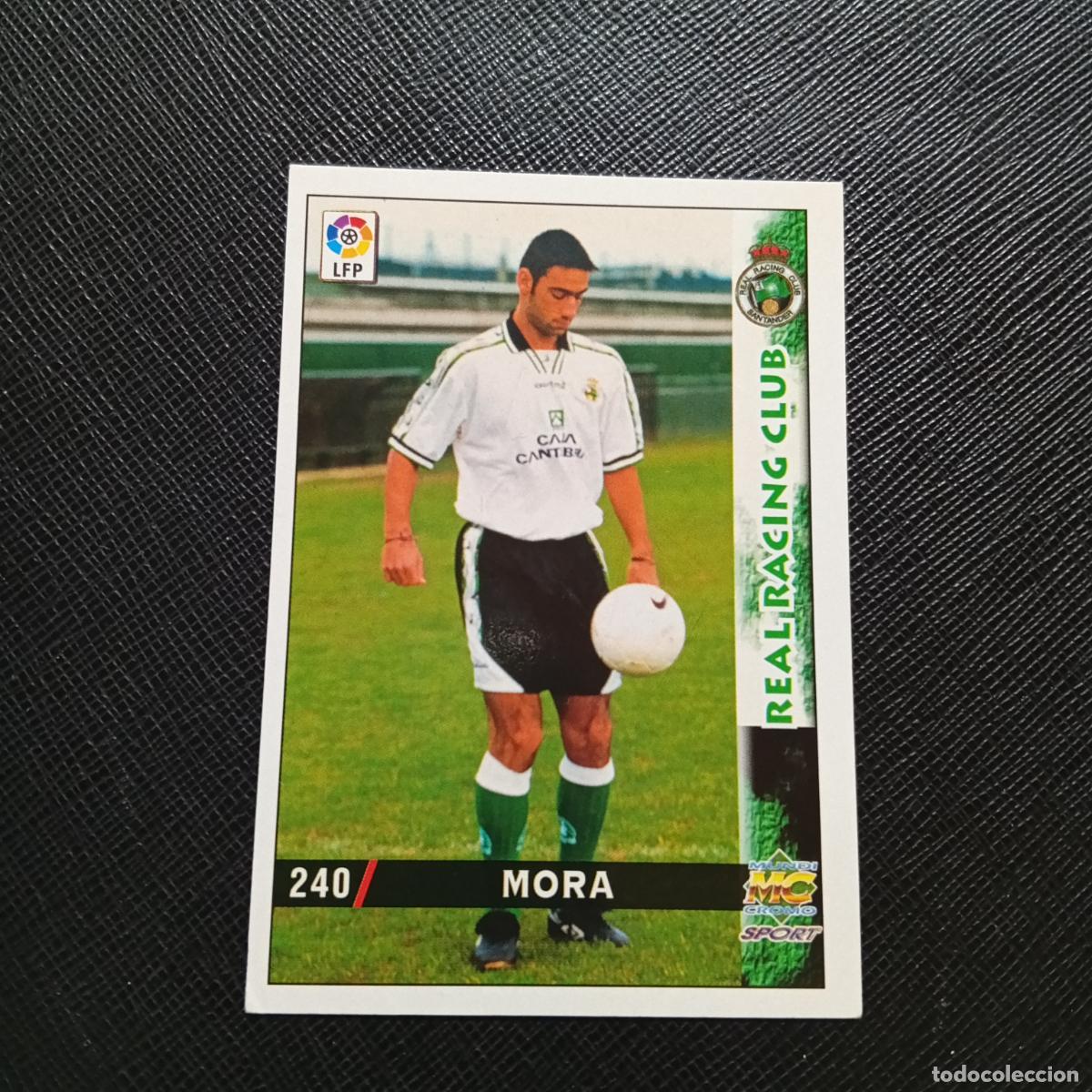 Cromos de f&uacute;tbol: 240 MORA RACING SANTANDER MUNDICROMO 1998 1999 CROMO FUTBOL LIGA 98 99 - A218 PG32