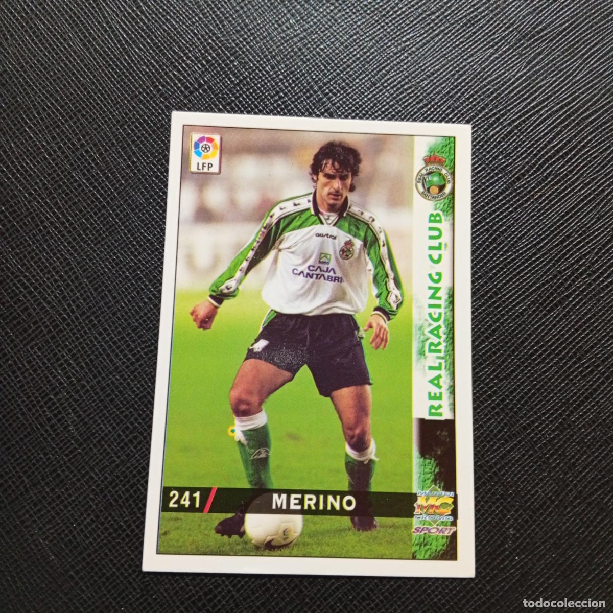 Cromos de f&uacute;tbol: 241 MERINO RACING SANTANDER MUNDICROMO 1998 1999 CROMO FUTBOL LIGA 98 99 - A218 PG32