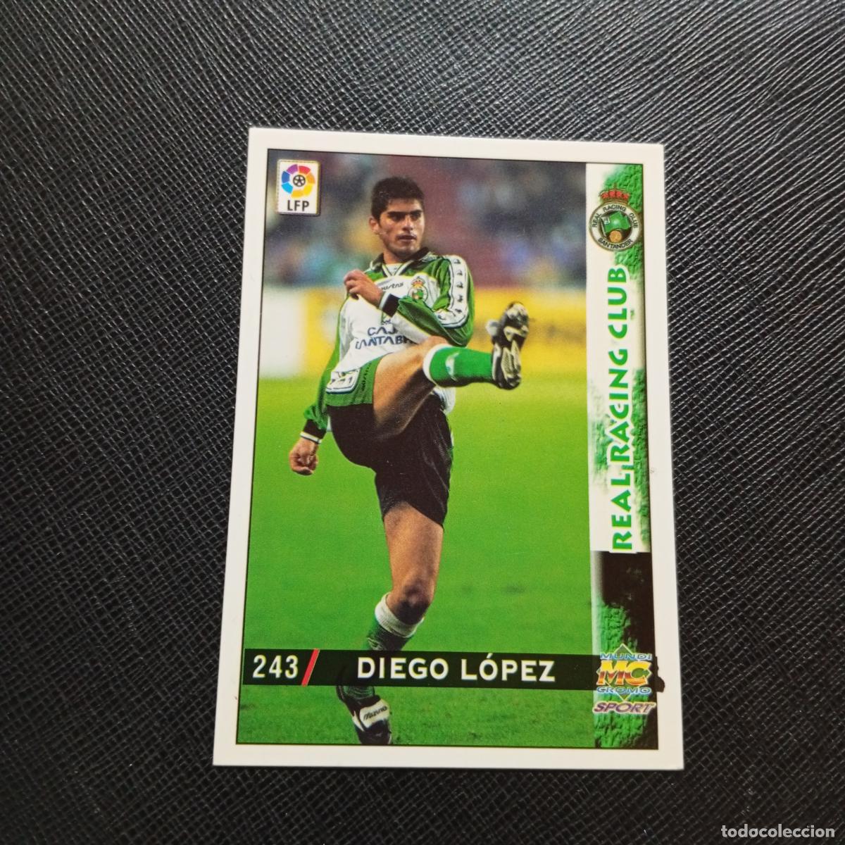 Cromos de f&uacute;tbol: 243 DIEGO LOPEZ RACING SANTANDER MUNDICROMO 1998 1999 CROMO FUTBOL LIGA 98 99 - A218 PG32 BAJA