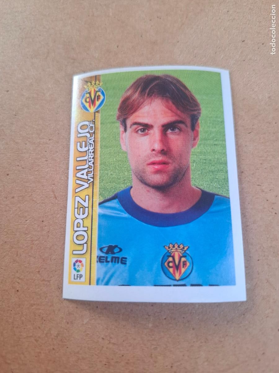 Cromos de f&uacute;tbol: SUPERLIGA 2003 2004 03 04 - 424 L&Oacute;PEZ VALLEJO - VILLARREAL CF ( NUNCA PEGADO )