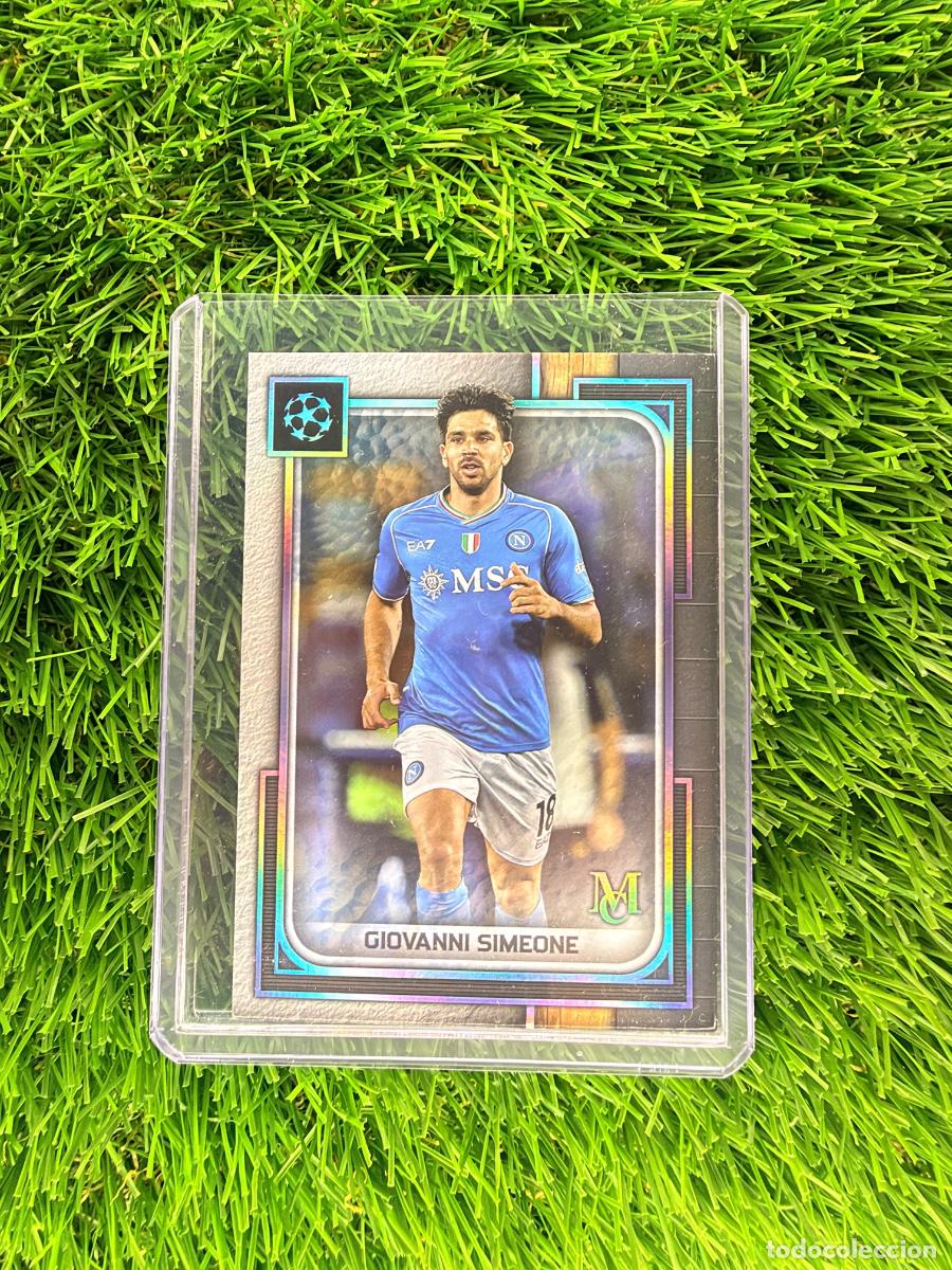 Cromos de f&uacute;tbol: N&ordm; 88 Giovanni Simeone N&aacute;poles Topps Museum 23 24
