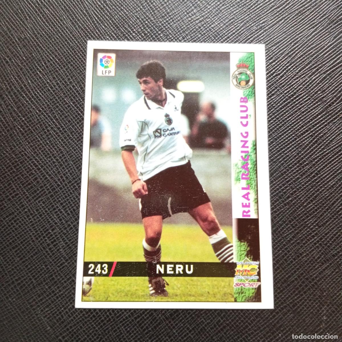 Cromos de f&uacute;tbol: 243 NERU RACING SANTANDER MUNDICROMO 1998 1999 CROMO FUTBOL LIGA 98 99 - A218 PG32 MORADO