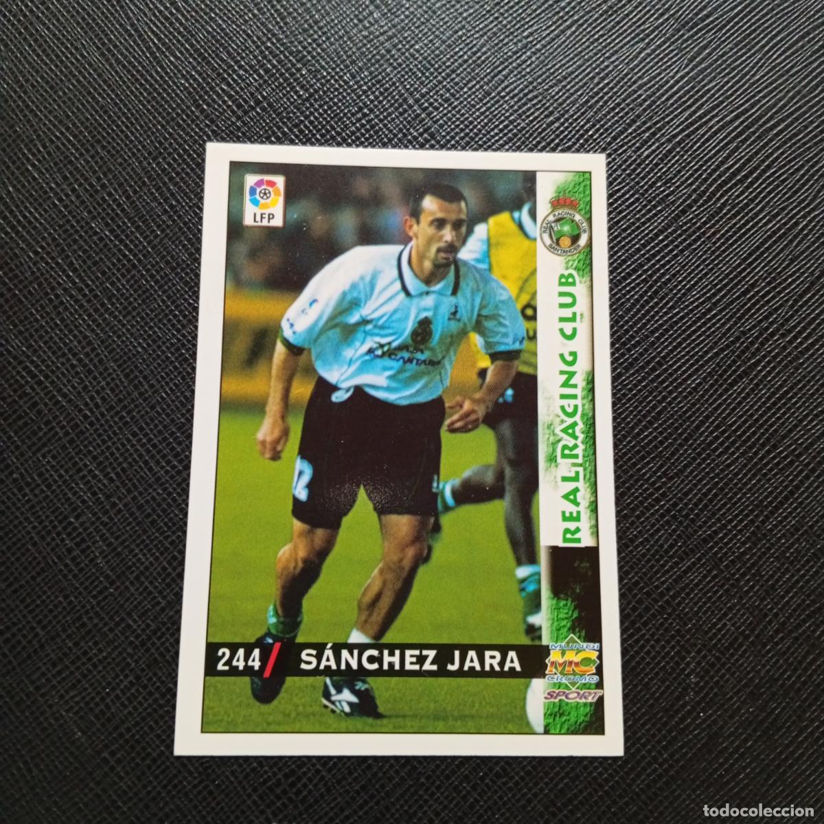 Cromos de f&uacute;tbol: 244 SANCHEZ JARA RACING SANTANDER MUNDICROMO 1998 1999 CROMO FUTBOL LIGA 98 99 - A218 PG32