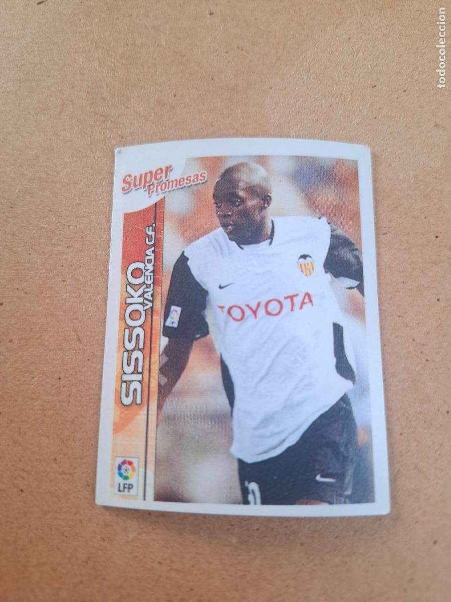 Fu&szlig;ball-Sticker: SUPERLIGA 2003 2004 03 04 - 454 SISSOKO - VALENCIA CF ( NUNCA PEGADO )